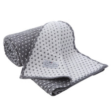 Grey Authentic Star Cotton Bed Cover