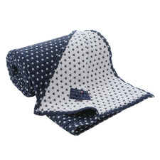 Navy Authentic Star Cotton Bed Cover