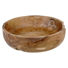 40cm Teak Wood Decorative Bowl