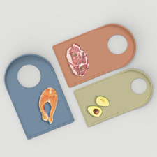3 Piece Homey Chopping Board Set