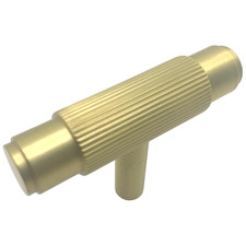Toorak Brass T-Bar Cabinet Handle