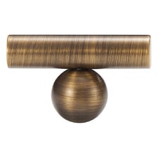 Hamilton Brass T-Bar Knob (Set of 2)