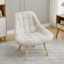 Brittany Rubberwood Accent Chair
