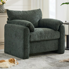 Jacque Chenille Armchair