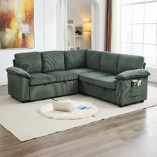 Eviana 5 Seater King Single Modular Sofa Bed