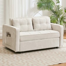 Iya 2 Seater King Single Chenille Sofa Bed