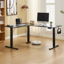 Nilfy Electric Sit & Stand Corner Desk