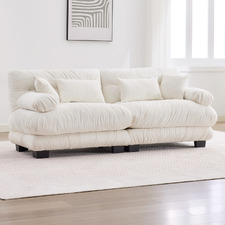 Rizalino 3 Seater Chenille Modular Sofa