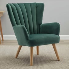 Elyse Velvet Armchair