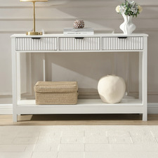 Irie 3 Drawer Console Table