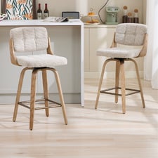 68cm Serafina Swivel Bar Stools (Set of 2)