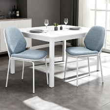 Ivo Linen-Look Dining Chairs (Set of 2)
