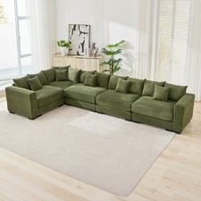 Winona 5 Seater Corduroy Modular Sofa