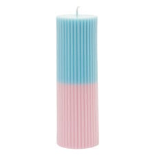 2 Tone Pillar Soy-Blend Candle