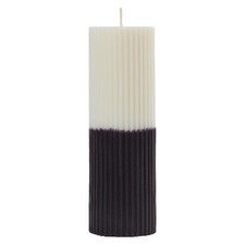 2 Tone Pillar Soy-Blend Candle