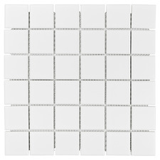 306 x 306mm Grid Mosaic Porcelain Tile