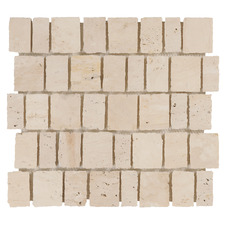Idris Honed Travertine Mosaic Tile