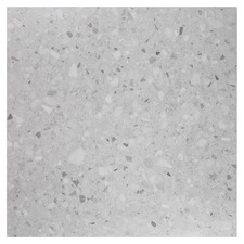 Hadfair 600 x 600mm Silver Terrazzo Look Porcelain Tile