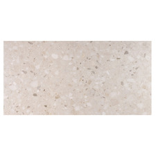 Hadfair 298 x 600mm Beige Terrazzo Look Porcelain Tile