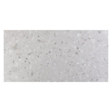 Hadfair 298 x 600mm Silver Terrazzo Look Porcelain Tile