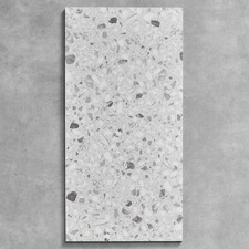 Lorenzo 300 x 600mm Matt Grey Terrazzo Look Porcelain Tile