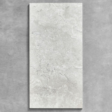 Addison 300 x 600mm Matt Bianco Travertine Look Porcelain Tile
