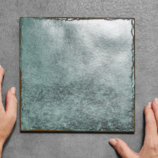 Madeira Green Square Porcelain Tile