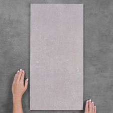 Genoa 300 x 600mm Grey Rectangle Porcelain Tile