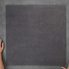 Genoa 600 x 600mm Black Rectangle Porcelain Tile