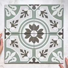 Vera 200 x 200mm Decorative Matt Porcelain Tile