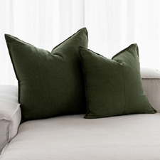 Classic European Linen Cushion Cover
