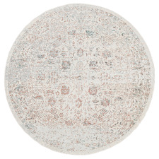 Vespera Rye Traditional Round Rug