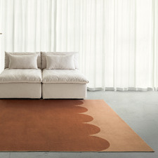 Orange Norris Machine Washable Rug