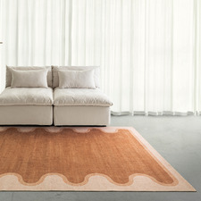 Terracotta Pierre Machine Washable Rug