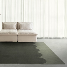 Dark Green Norris Machine Washable Rug