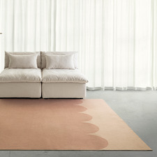 Peach Norris Machine Washable Rug