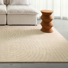 Beige Glendale Machine Washable Rug