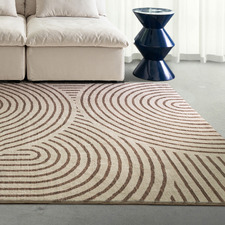 Brown Glendale Machine Washable Rug