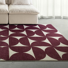 Burgundy Winslow Machine Washable Rug