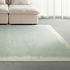 Blue Taranto Machine Washable Rug