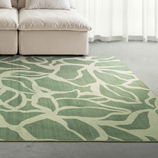 Green Montrose Machine Washable Rug