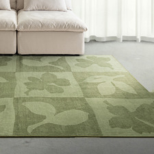 Green Culver Machine Washable Rug