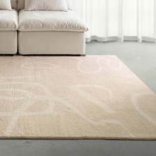 Beige Sheridan Machine Washable Rug