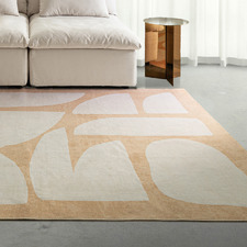 Beige Benton Machine Washable Rug
