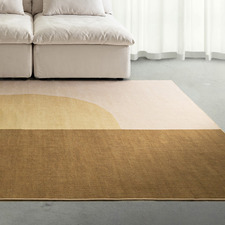Gold Haines Machine Washable Rug