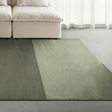 Green Caius Machine Washable Rug