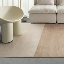 Neutral Caius Machine Washable Rug