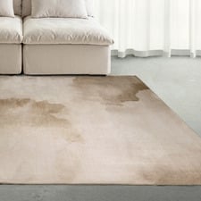 Beige Caelum Machine Washable Rug