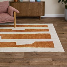 Rust Yorkville Machine Washable Rug