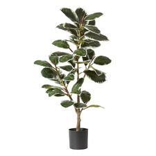 132cm Potted Faux Rubber Plant